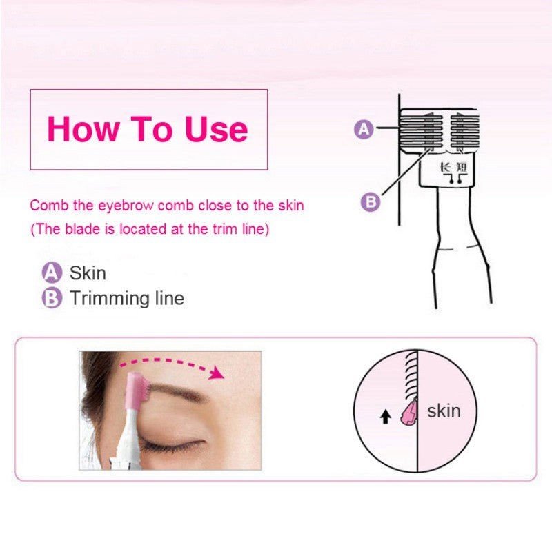 Electric eyebrow shaping tool Lady's eyebrow shaving machine Electric eyebrow shaping tool Lady's eyebrow shaving machine